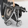 image:imageChicco Viaro Travel System Viaro QuickFold Stroller with KeyFit 30 Infant Car Seat and Base BlackBlackTechnaBlackSilver