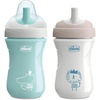 image:imageChicco Sport Spout Training Sippy Cup for Toddlers 9m 9oz 2PackSageGrey