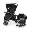 image:imageChicco Viaro Travel System Viaro QuickFold Stroller with KeyFit 30 Infant Car Seat and Base BlackBlackBlack