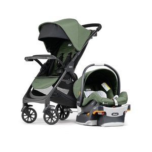 image:imageChicco Bravino ClearTex Travel System wKeyFit 30 Infant Car Seat amp BaseMossGreen