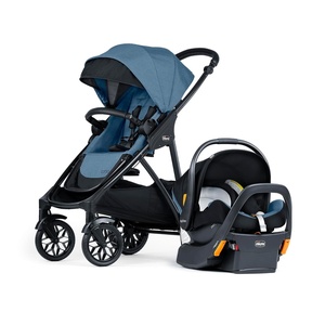 image:imageChicco Corso LE Modular Travel System Corso LE Stroller with KeyFit 35 Infant Car Seat and Base Stroller and Car Seat Combo Infant Travel System  VerandaGreyTidal