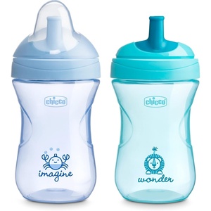 image:imageChicco Sport Spout Training Sippy Cup for Toddlers 9m 9oz 2PackPale PinkLavender