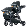 image:imageChicco Corso Flex SingletoDouble Convertible Stroller wParent TrayInfant Car Seat Adapter  Basket