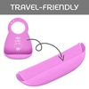 image:imageChicco Easy Start Silicone Feeding Set  Dishes for BabyLed Weaning  Suction Bowl  Adjustable Bib  Soft Spoon  BPAFree  3 Piece Set  6m  TealPink