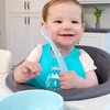 image:imageChicco Easy Start Silicone Feeding Set  Dishes for BabyLed Weaning  Suction Bowl  Adjustable Bib  Soft Spoon  BPAFree  3 Piece Set  6m  TealTeal