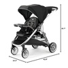 image:imageChicco BravoFor2 StandingSitting Double Stroller wChild amp Parent TrayIron