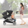 image:imageChicco BravoFor2 StandingSitting Double Stroller wChild amp Parent TrayIron