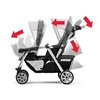 image:imageChicco Cortina Together Double Stroller for Infants amp ToddlersMinerale