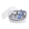 image:imageMicrowave Steam Sterilizer  Removes 999 of Dirt Quickly and Naturally with the Power of steam WhiteGrey1 Count Pack of 1