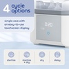 image:imageMicrowave Steam Sterilizer  Removes 999 of Dirt Quickly and Naturally with the Power of steam WhiteGreyCountertop Sterilizer