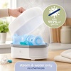 image:imageMicrowave Steam Sterilizer  Removes 999 of Dirt Quickly and Naturally with the Power of steam WhiteGreyCountertop Sterilizer