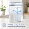 image:imageMicrowave Steam Sterilizer  Removes 999 of Dirt Quickly and Naturally with the Power of steam WhiteGreyCountertop Sterilizer