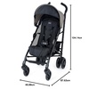 image:imageChicco Liteway Stroller Compact Fold Baby Stroller with Canopy Lightweight Aluminum Frame Umbrella Stroller for Use with Babies and Toddlers up to 40 lbs DuneBrownDune