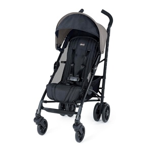 image:imageChicco Liteway Stroller Compact Fold Baby Stroller with Canopy Lightweight Aluminum Frame Umbrella Stroller for Use with Babies and Toddlers up to 40 lbs DuneBrownDune