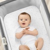 image:imageChicco LullaGo Bassinet Fitted Sheets 2PackLavender Triangle