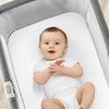 image:imageChicco LullaGo Bassinet Fitted Sheets 2PackWhite