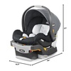 image:imageChicco KeyFit 30 ClearTex RearFacing Infant Car Seat with BasePewter