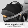 image:imageChicco KeyFit 35 Zip ClearTex Infant Car Seat and Base RearFacing Seat for Infants 435 lbs ZipOpen Privacy Shield Compatible with Chicco Strollers  AshGreyAshGrey