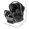 image:imageChicco KeyFit 35 Zip ClearTex Infant Car Seat and Base RearFacing Seat for Infants 435 lbs ZipOpen Privacy Shield Compatible with Chicco Strollers  AshGreyOnyxBlack