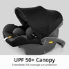 image:imageChicco KeyFit 35 Zip ClearTex Infant Car Seat and Base RearFacing Seat for Infants 435 lbs ZipOpen Privacy Shield Compatible with Chicco Strollers  AshGreyOnyxBlack