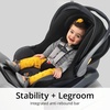 image:imageChicco KeyFit 35 Zip ClearTex Infant Car Seat and Base RearFacing Seat for Infants 435 lbs ZipOpen Privacy Shield Compatible with Chicco Strollers  AshGreyOnyxBlack