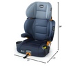 image:imageChicco KidFit Zip Air Plus 2in1 BeltPositioning Booster Car SeatReef
