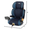 image:imageChicco KidFit Zip Air Plus 2in1 BeltPositioning Booster Car SeatSeascape