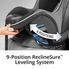 image:imageChicco NextFit Max Zip Air Convertible Car Seat RearFacing Seat for Infants 450 lbs ForwardFacing Toddler Car Seat 2265 lbs Baby Travel Gear  VeroBlack