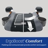 image:imageChicco GoFit ClearTex Backless Booster Car Seat Vehicle Seat Belt InstallShadowBlack