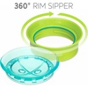 image:imageChicco 360 2in1 Spoutless Rim Training Cup for Toddlers 9m 9ozGreen