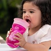 image:imageChicco 360 2in1 Spoutless Rim Training Cup for Toddlers 9m 9ozPink