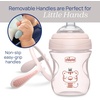 image:imageChicco Transition Training Sippy Cup Soft Silicone Spout 4m 7ozBlush
