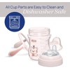 image:imageChicco Transition Training Sippy Cup Soft Silicone Spout 4m 7ozBlush