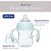 image:imageChicco Transition Training Sippy Cup Soft Silicone Spout 4m 7ozSage