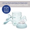 image:imageChicco Transition Training Sippy Cup Soft Silicone Spout 4m 7ozSage